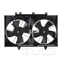 TYC 621870 Dual Radiator and Condenser Fan Assembly