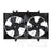 TYC 621870 Dual Radiator and Condenser Fan Assembly