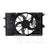 TYC 621890 Dual Radiator and Condenser Fan Assembly