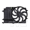 TYC 621980 Dual Radiator and Condenser Fan Assembly