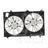 TYC 622000 Dual Radiator and Condenser Fan Assembly