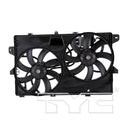 TYC 622040 Dual Radiator and Condenser Fan Assembly