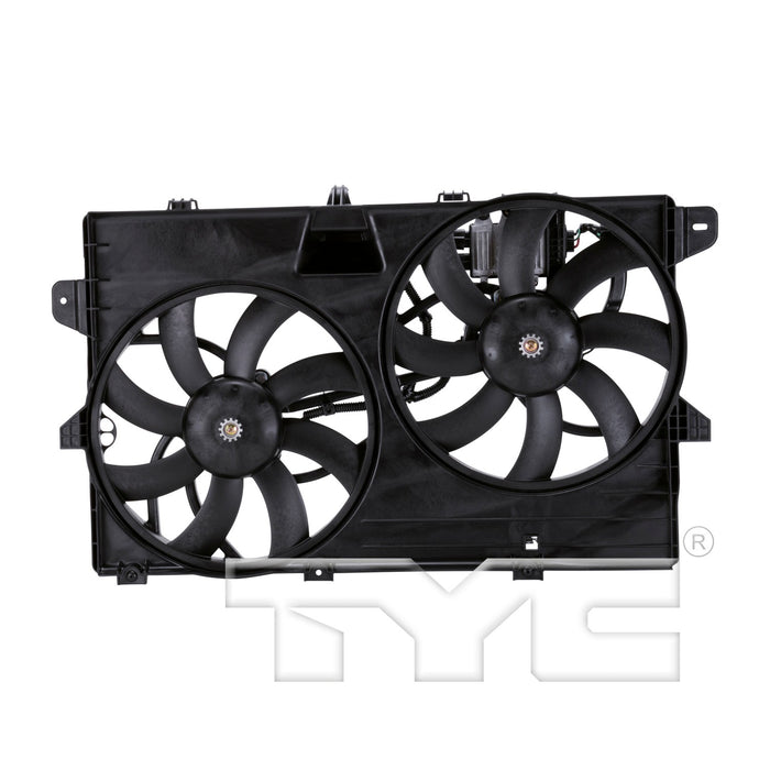 TYC 622040 Dual Radiator and Condenser Fan Assembly