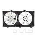TYC 622050 Dual Radiator and Condenser Fan Assembly