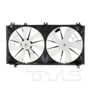TYC 622070 Dual Radiator and Condenser Fan Assembly