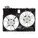 TYC 622080 Dual Radiator and Condenser Fan Assembly