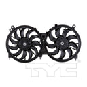 TYC 622110 Dual Radiator and Condenser Fan Assembly