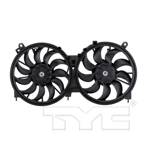 TYC 622110 Dual Radiator and Condenser Fan Assembly