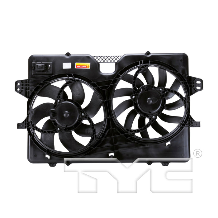 TYC 622120 Dual Radiator and Condenser Fan Assembly