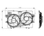 TYC 622120 Dual Radiator and Condenser Fan Assembly