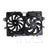 TYC 622120 Dual Radiator and Condenser Fan Assembly