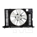 TYC 622130 Dual Radiator and Condenser Fan Assembly