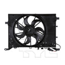 TYC 622140 Dual Radiator and Condenser Fan Assembly