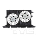 TYC 622160 Dual Radiator and Condenser Fan Assembly