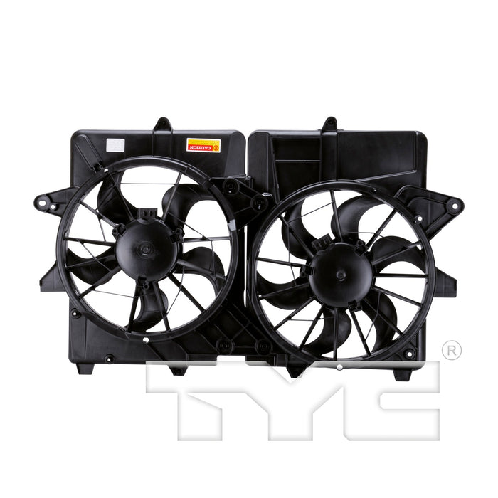 TYC 622180 Dual Radiator and Condenser Fan Assembly
