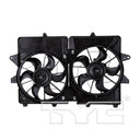 TYC 622180 Dual Radiator and Condenser Fan Assembly