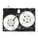 TYC 622190 Dual Radiator and Condenser Fan Assembly