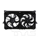 TYC 622230 Dual Radiator and Condenser Fan Assembly - Lower