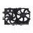 TYC 622300 Dual Radiator and Condenser Fan Assembly