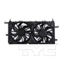 TYC 622340 Dual Radiator and Condenser Fan Assembly