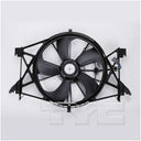 TYC 622360 Dual Radiator and Condenser Fan Assembly