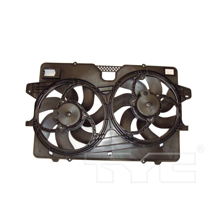 TYC 622410 Dual Radiator and Condenser Fan Assembly
