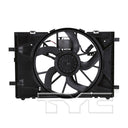 TYC 622430 Dual Radiator and Condenser Fan Assembly
