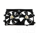 TYC 622450 Dual Radiator and Condenser Fan Assembly
