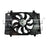 TYC 622470 Dual Radiator and Condenser Fan Assembly