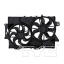 TYC 622610 Dual Radiator and Condenser Fan Assembly