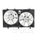 TYC 622670 Dual Radiator and Condenser Fan Assembly