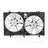 TYC 622670 Dual Radiator and Condenser Fan Assembly