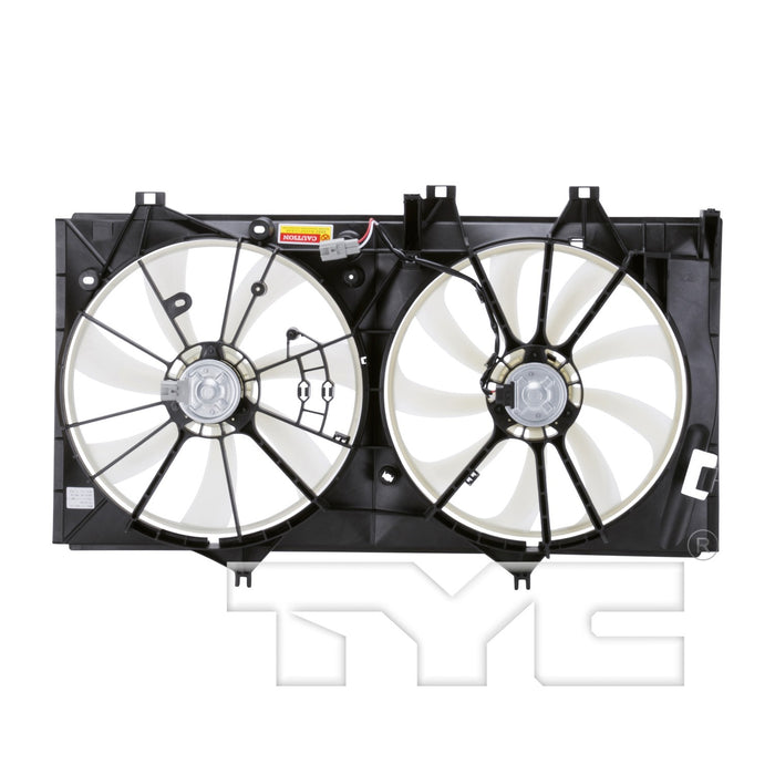 TYC 622760 Dual Radiator and Condenser Fan Assembly