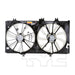 TYC 622760 Dual Radiator and Condenser Fan Assembly