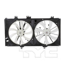 TYC 622760 Dual Radiator and Condenser Fan Assembly