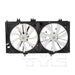 TYC 622760 Dual Radiator and Condenser Fan Assembly