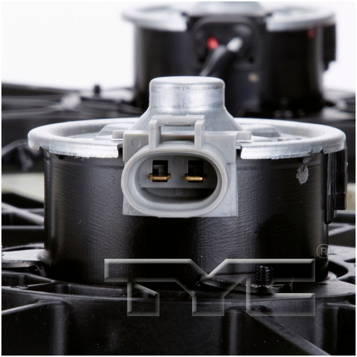 TYC 622760 Dual Radiator and Condenser Fan Assembly