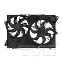 TYC 622780 Dual Radiator and Condenser Fan Assembly