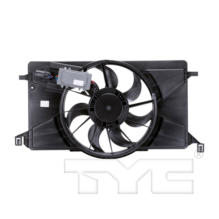 TYC 622800 Dual Radiator and Condenser Fan Assembly