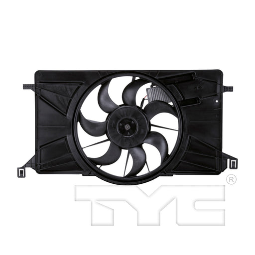 TYC 622800 Dual Radiator and Condenser Fan Assembly