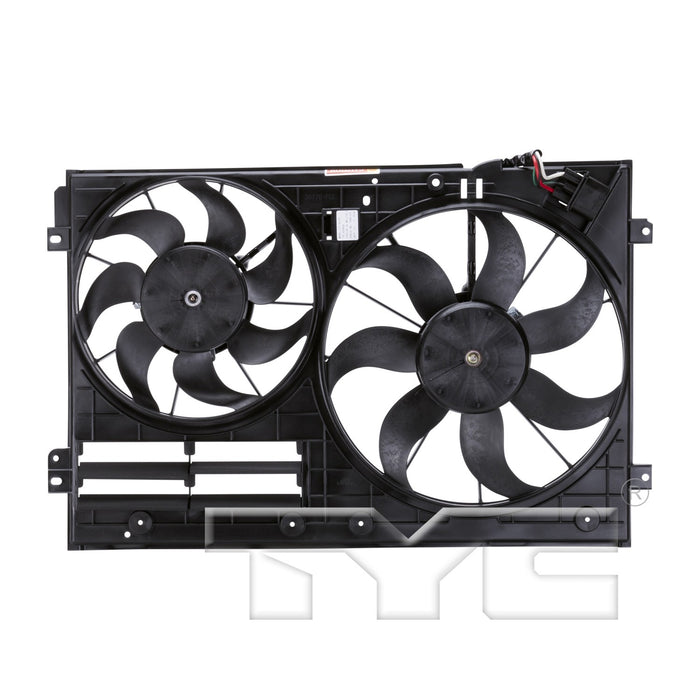 TYC 622820 Dual Radiator and Condenser Fan Assembly