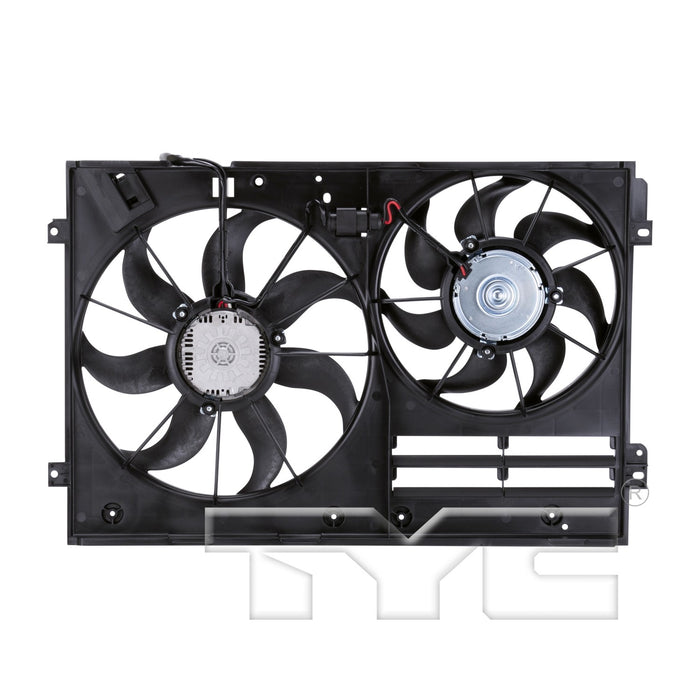TYC 622820 Dual Radiator and Condenser Fan Assembly