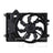 TYC 622840 Dual Radiator and Condenser Fan Assembly