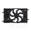 TYC 622890 Dual Radiator and Condenser Fan Assembly