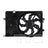 TYC 622900 Dual Radiator and Condenser Fan Assembly