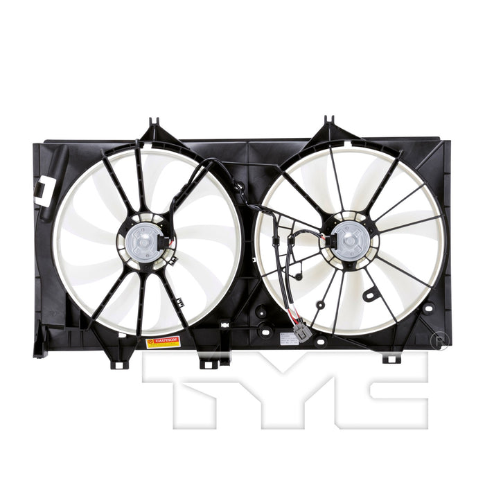 TYC 622950 Dual Radiator and Condenser Fan Assembly