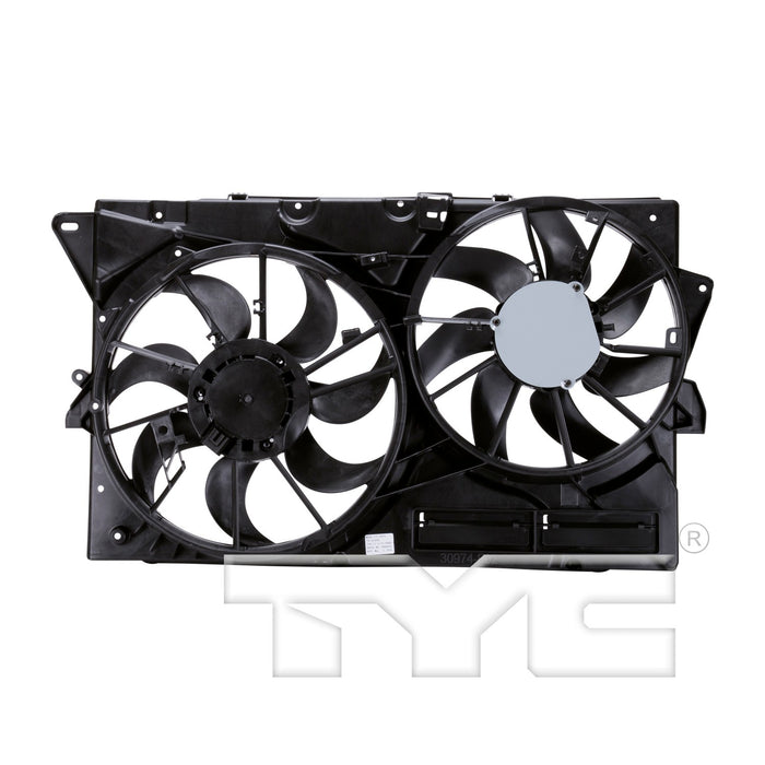 TYC 623040 Dual Radiator and Condenser Fan Assembly