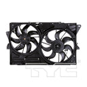 TYC 623040 Dual Radiator and Condenser Fan Assembly