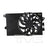 TYC 623050 Dual Radiator and Condenser Fan Assembly
