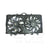TYC 623080 Dual Radiator and Condenser Fan Assembly